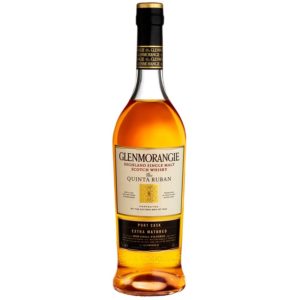 Bottle of Glenmorangie Quinta Ruban single malt scotch whisky